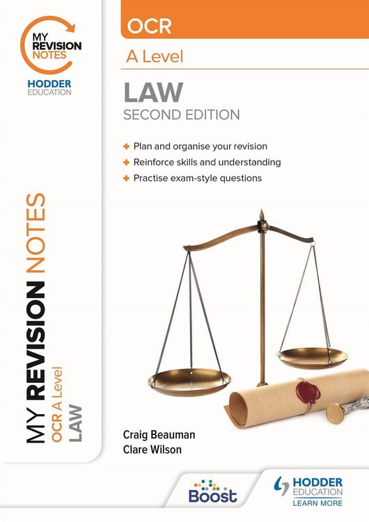 Produktbild: My Revision Notes: OCR A Level Law Second Edition