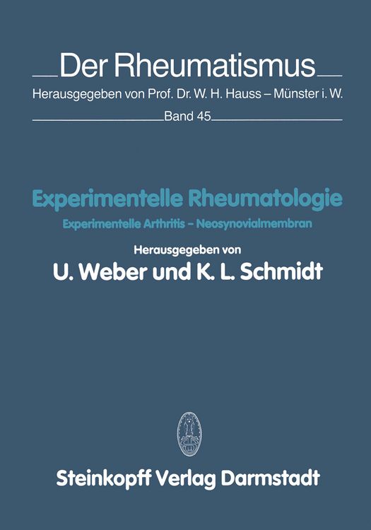 Produktbild: Experimentelle Rheumatologie