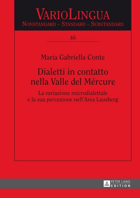 Produktbild: Dialetti in contatto nella Valle del M&eacute;rcure
