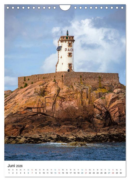 Produktbild: Phares Bretons (Wandkalender 2026 DIN A4 hoch), CALVENDO Monatskalender