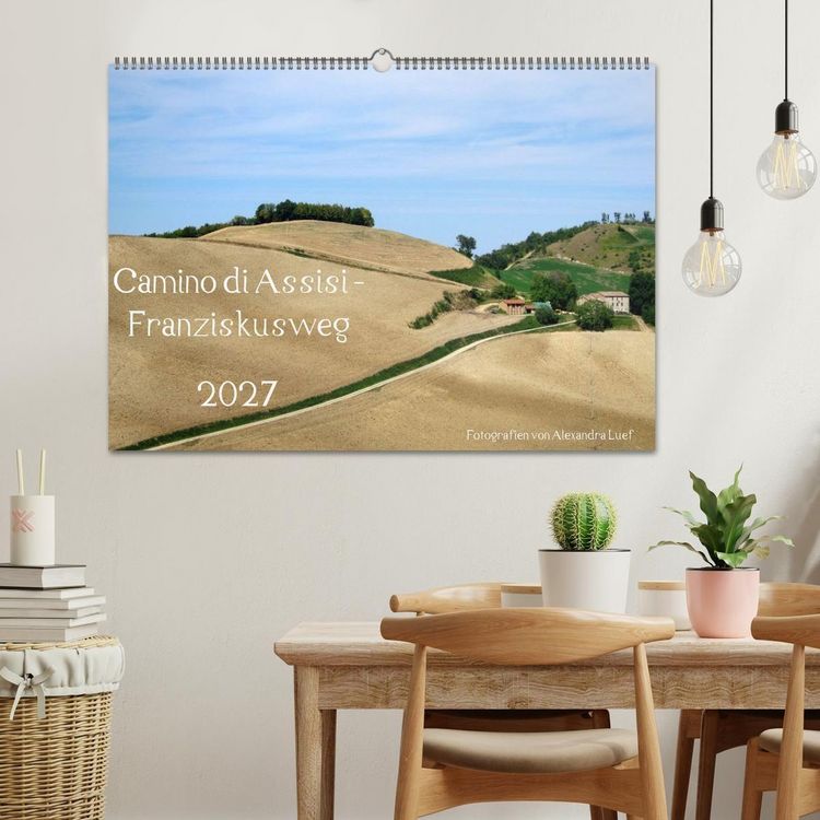 Produktbild: Camino di Assisi - Franziskusweg (Wandkalender 2027 DIN A2 quer), CALVENDO Monatskalender