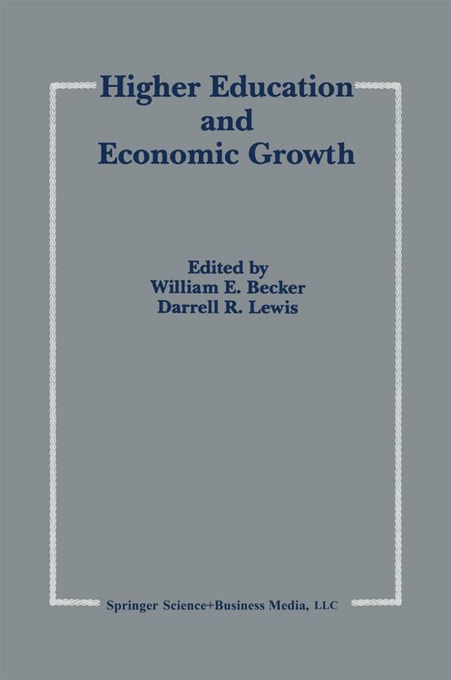 Produktbild: Higher Education and Economic Growth
