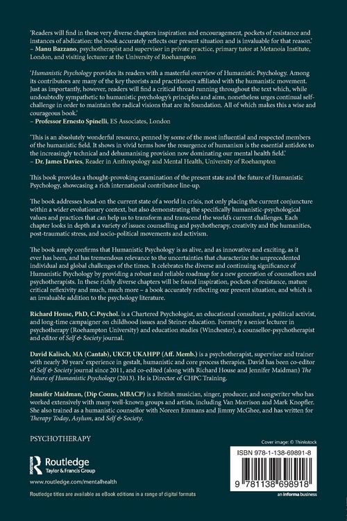 Produktbild: Humanistic Psychology