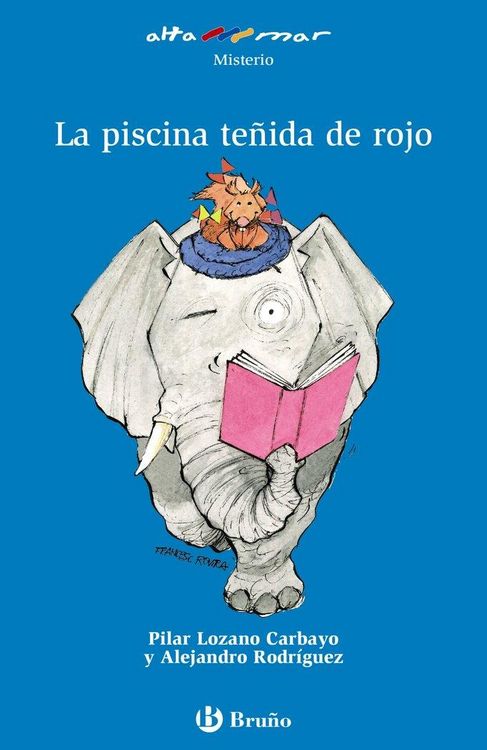 Produktbild: La piscina te&ntilde;ida de rojo