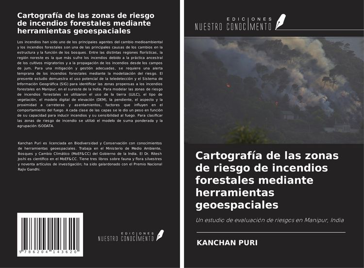 Produktbild: Cartograf&iacute;a de las zonas de riesgo de incendios forestales mediante herramientas geoespaciales