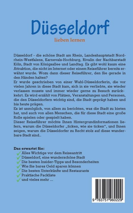 Produktbild: D&uuml;sseldorf lieben lernen: Der perfekte Reisef&uuml;hrer f&uuml;r einen unvergesslichen Aufenthalt in D&uuml;sseldorf inkl. Insider-Tipps und Packliste