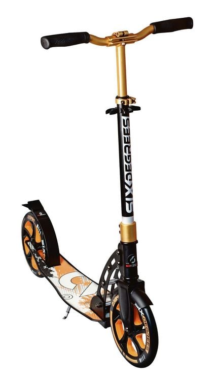 Produktbild: SIX DEGREES Alu Scooter 230/215 mm gold