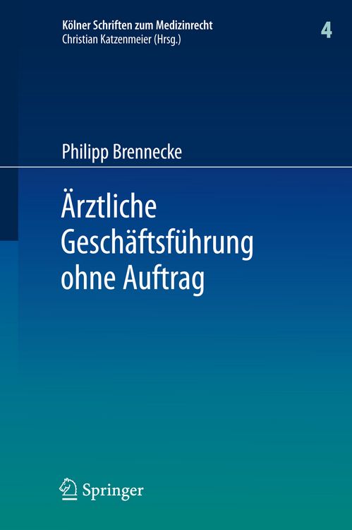 Produktbild: &Auml;rztliche Gesch&auml;ftsf&uuml;hrung ohne Auftrag
