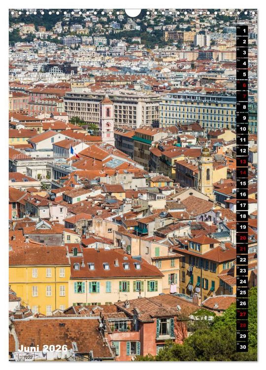Produktbild: Idyllisches Nizza (Wandkalender 2026 DIN A3 hoch), CALVENDO Monatskalender