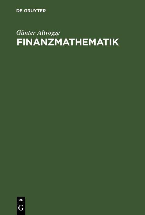 Produktbild: Finanzmathematik