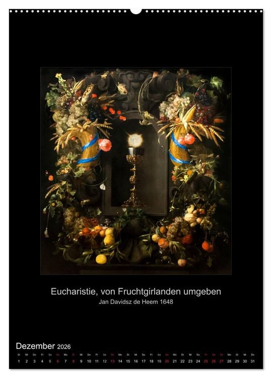 Produktbild: Stillleben - Illusionistische Malerei der Renaissance (hochwertiger Premium Wandkalender 2026 DIN A2 hoch), Kunstdruck in Hochglanz