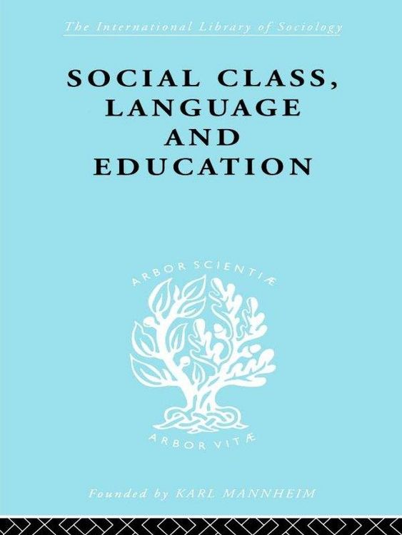 Produktbild: Social Class Language and Education