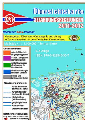 Produktbild: &Uuml;bersichtskarte Befahrungsregelungen