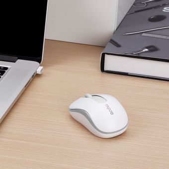 Produktbild: RAPOO M10Plus.WHITE Basic Wireless Mouse