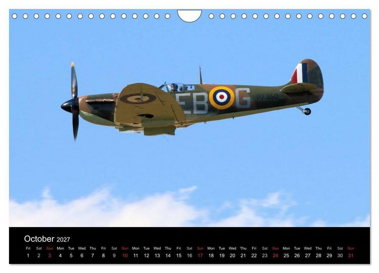 Produktbild: Battle of Britain collection 75th Anniversary (Wall Calendar 2027 DIN A4 landscape), CALVENDO 12 Month Wall Calendar