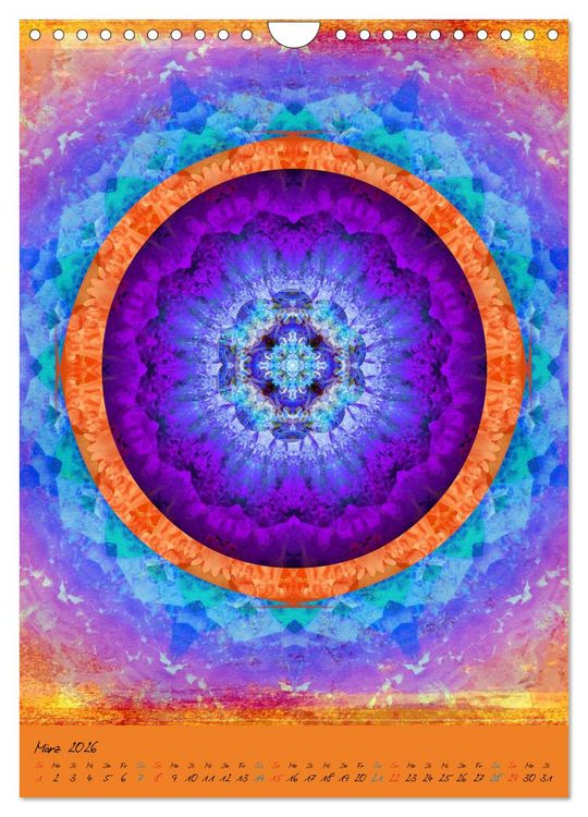 Produktbild: Mandala Energien (Wandkalender 2026 DIN A4 hoch), CALVENDO Monatskalender