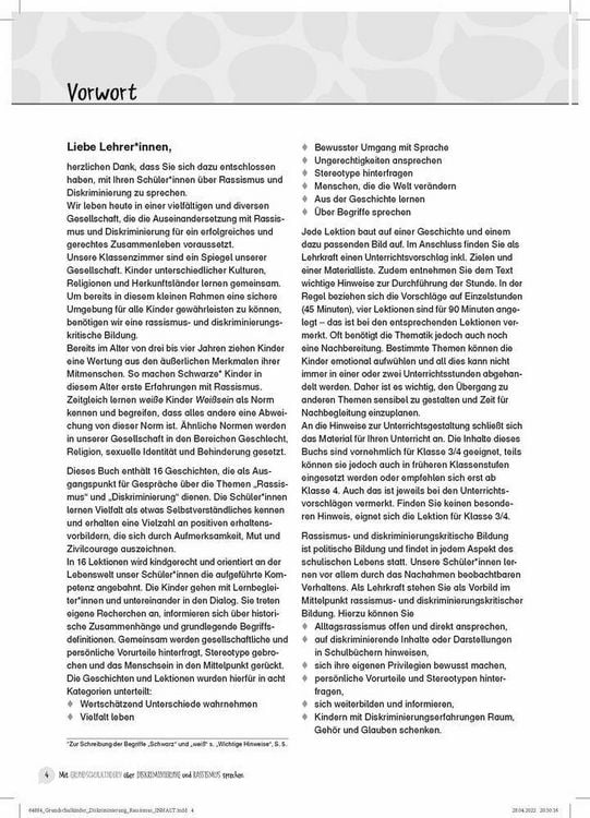 Produktbild: Mit Grundschulkindern &uuml;ber Diskriminierung und Rassismus sprechen