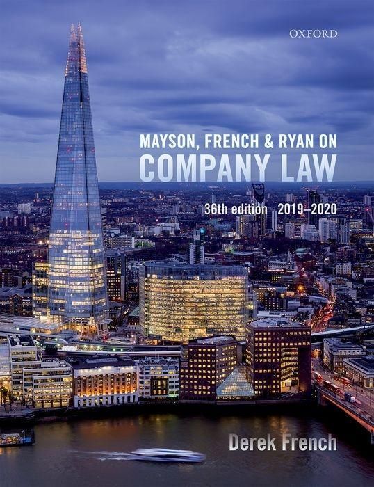 Produktbild: French, D: Mayson, French & Ryan on Company Law