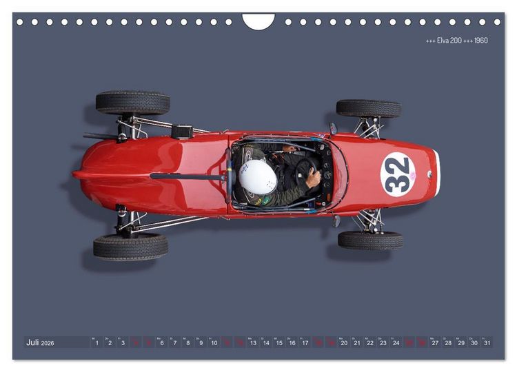 Produktbild: Legenden des Rennsports - Formel Junior 1955-1965 (Wandkalender 2026 DIN A4 quer), CALVENDO Monatskalender