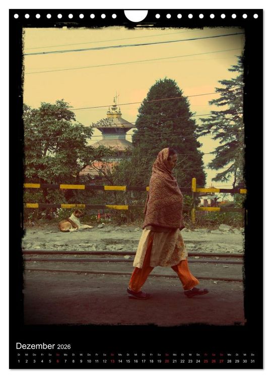 Produktbild: india RETROspective - Indien Kalender (Wandkalender 2026 DIN A4 hoch), CALVENDO Monatskalender
