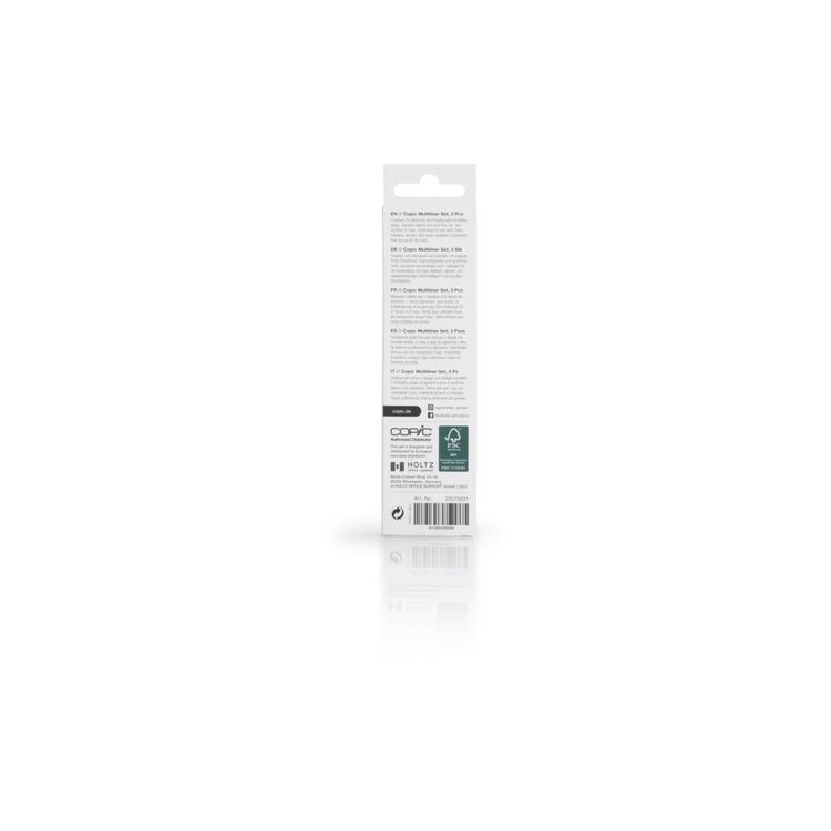 Produktbild: Copic Multiliner-Set schwarz 0.05mm/0.1mm/0.3mm 3 St&uuml;ck