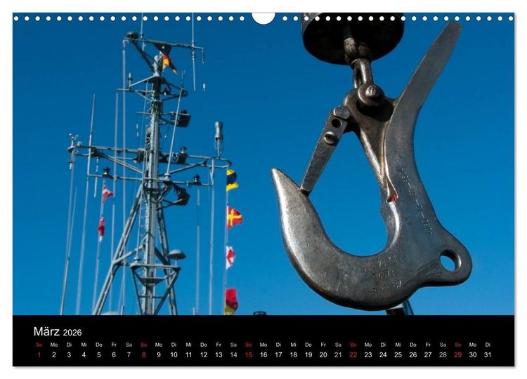 Produktbild: Marinest&uuml;tzpunkt Kiel (Wandkalender 2026 DIN A3 quer), CALVENDO Monatskalender
