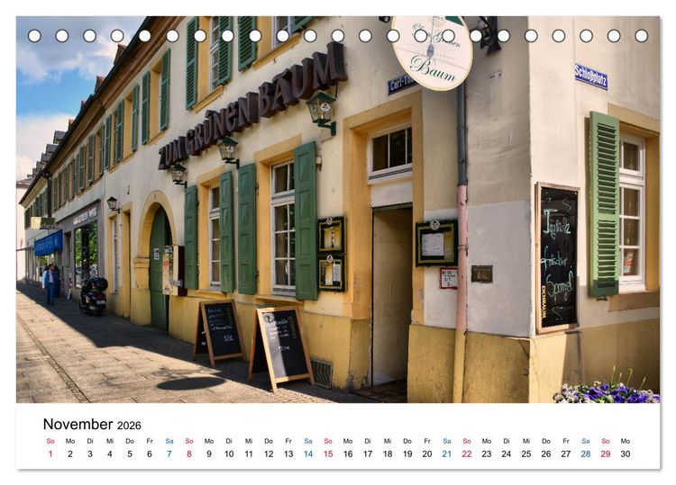 Produktbild: Schwetzingen - Ansichtssache (Tischkalender 2026 DIN A5 quer), CALVENDO Monatskalender