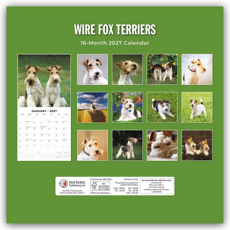 Produktbild: Wire Fox Terriers &ndash; Drahthaar Foxterrier 2027 &ndash; 16-Monatskalender