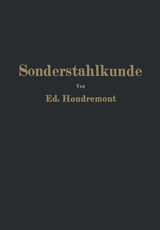 Produktbild: Einf&uuml;hrung in die Sonderstahlkunde