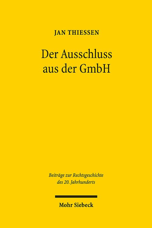 Bild vom Artikel Der Ausschluss aus der GmbH vom Autor Jan Thiessen