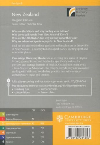 Produktbild: New Zealand Level 2 Elementary/Lower-Intermediate Book /Audio CD Pack