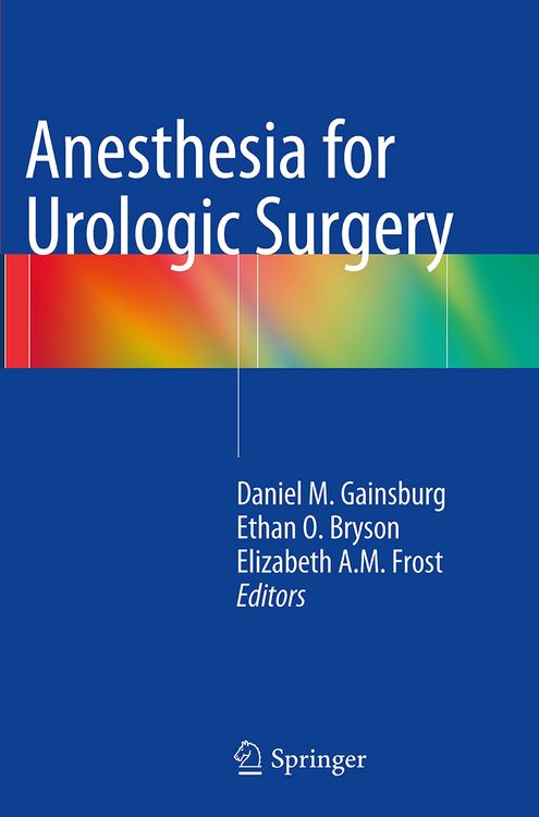 Produktbild: Anesthesia for Urologic Surgery