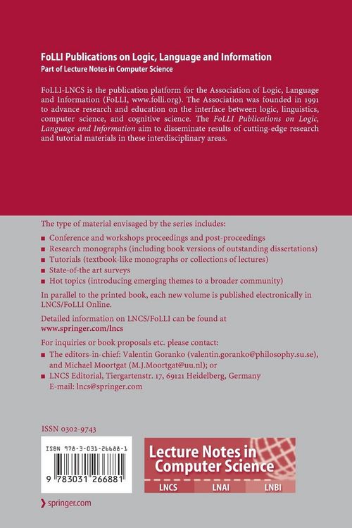 Produktbild: Logic and Its Applications