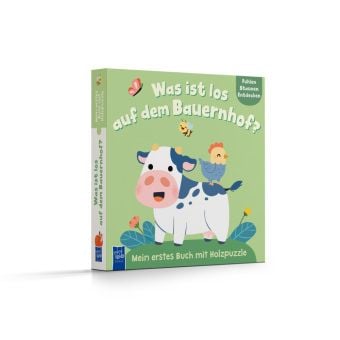 Produktbild: Was ist los auf dem Bauernhof? Mein erstes Buch mit Holzpuzzle
