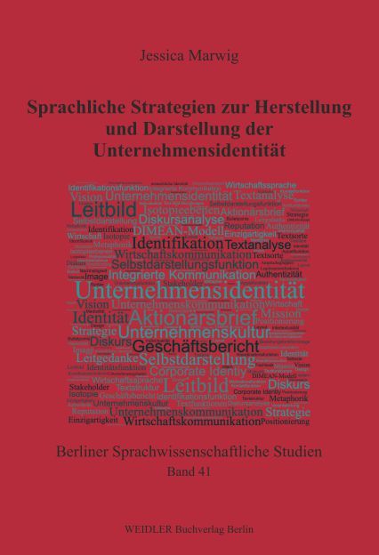 Produktbild: Sprachliche Strategien zur Herstellung und Darstellung der Unternehmensidentit&auml;t