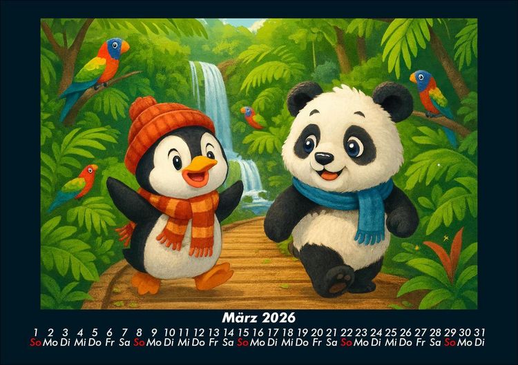 Produktbild: Pico & Pippin in Australien 2026 Fotokalender DIN A5