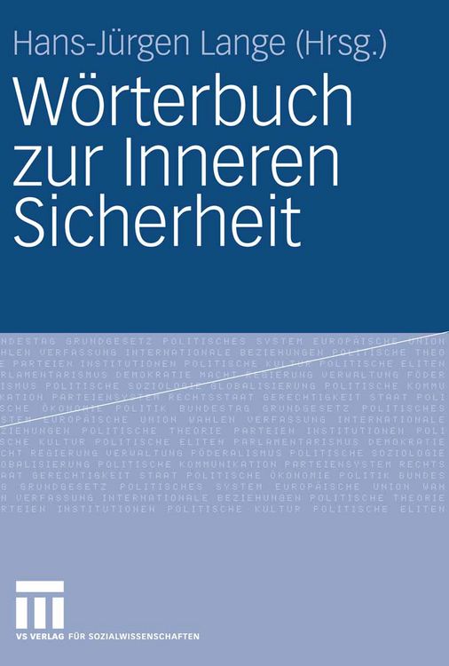 Produktbild: W&ouml;rterbuch zur Inneren Sicherheit
