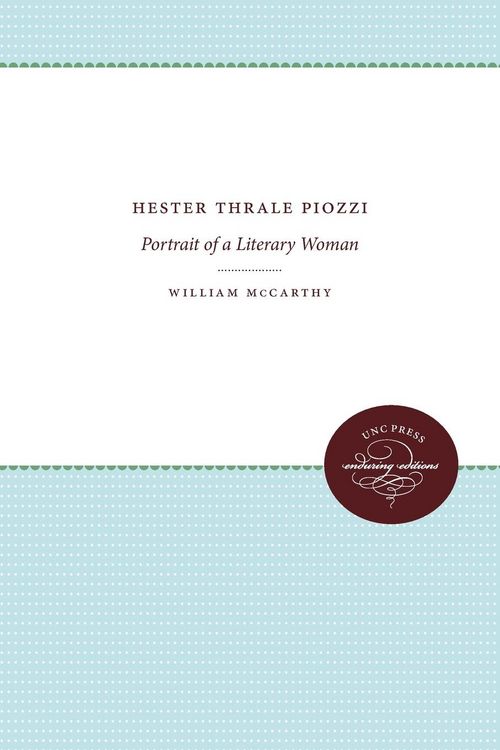 Produktbild: Hester Thrale Piozzi