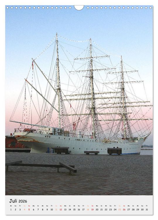 Produktbild: Stralsund - Altstadt und Hafen (Wandkalender 2026 DIN A3 hoch), CALVENDO Monatskalender