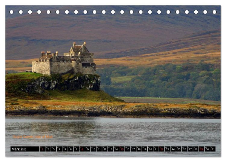Produktbild: Schottland und Edinburgh (Tischkalender 2026 DIN A5 quer), CALVENDO Monatskalender