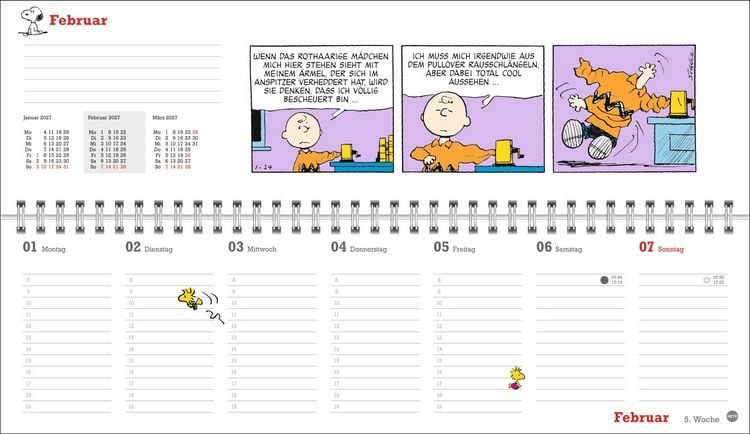 Produktbild: Peanuts Wochenquerplaner 2027