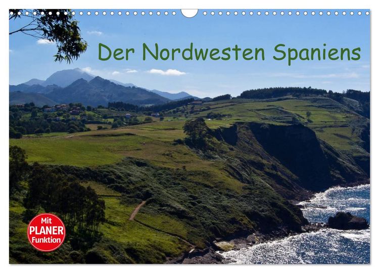 Produktbild: Der Nordwesten Spaniens (Wandkalender 2026 DIN A3 quer), CALVENDO Monatskalender