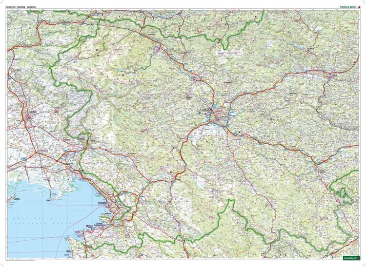 Slowenien, Straßen- und Freizeitkarte 1:150.000, freytag & berndt