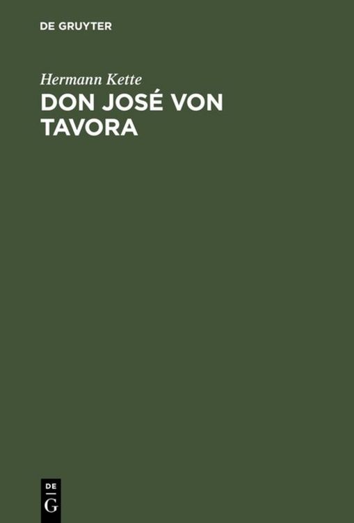 Produktbild: Don Jos&eacute; von Tavora
