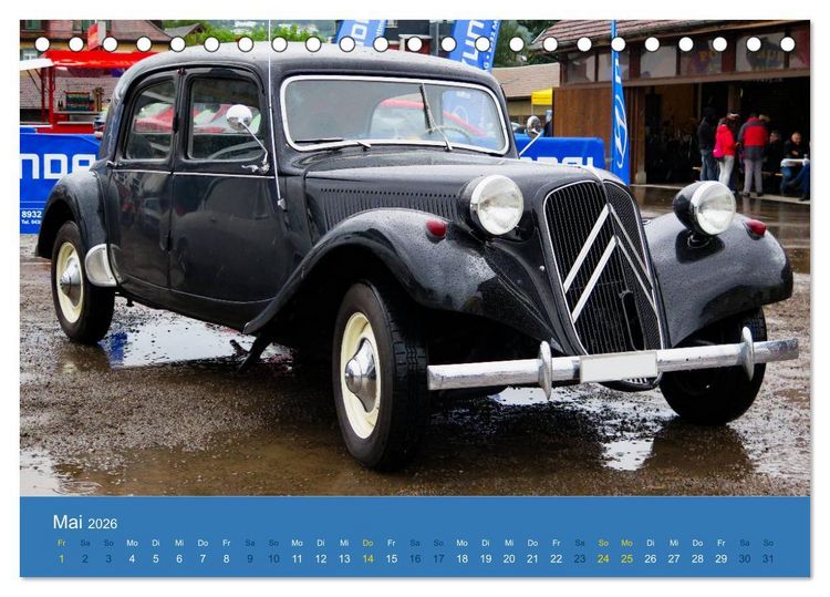 Produktbild: Citroen Traction Avant (Tischkalender 2026 DIN A5 quer), CALVENDO Monatskalender