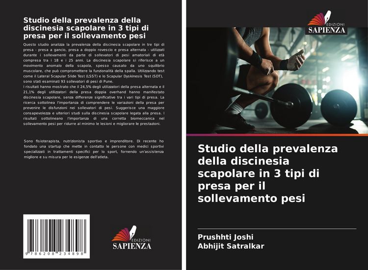 Produktbild: Studio della prevalenza della discinesia scapolare in 3 tipi di presa per il sollevamento pesi