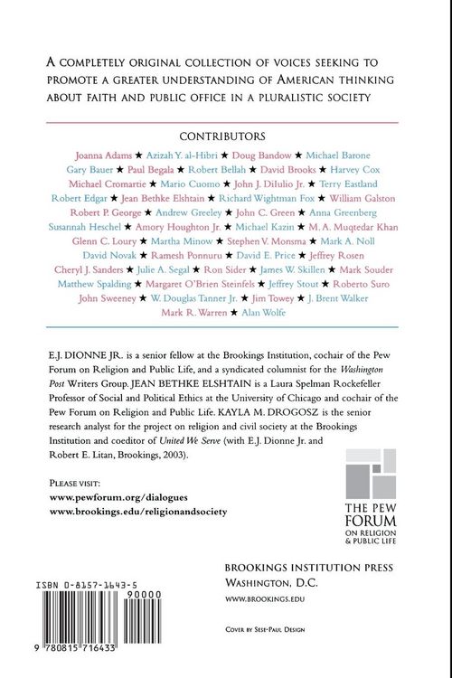 Produktbild: One Electorate under God?