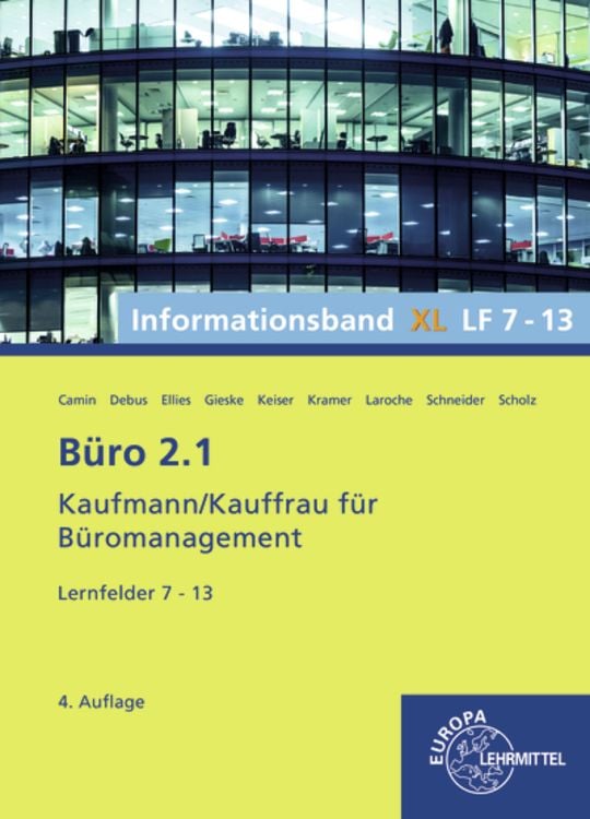 Bild vom Artikel Büro 2.1, Informationsband XL, LF 7 - 13 vom Autor Cordula Ellies