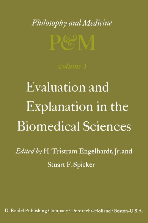 Produktbild: Evaluation and Explanation in the Biomedical Sciences
