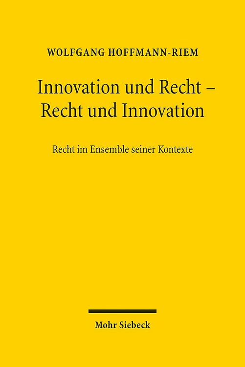 Produktbild: Innovation und Recht - Recht und Innovation
